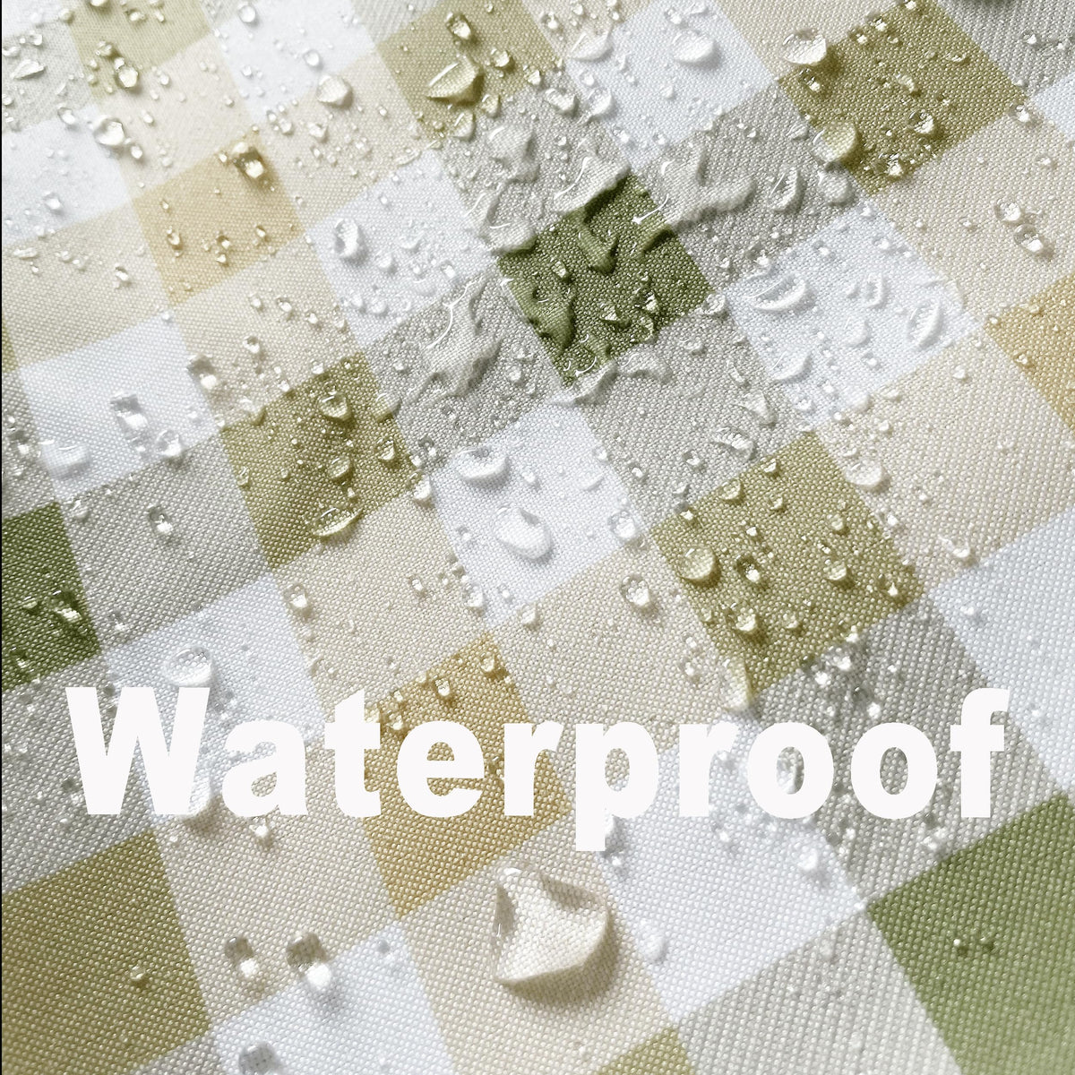 Waterproof Plaid Tablecloth Fabric