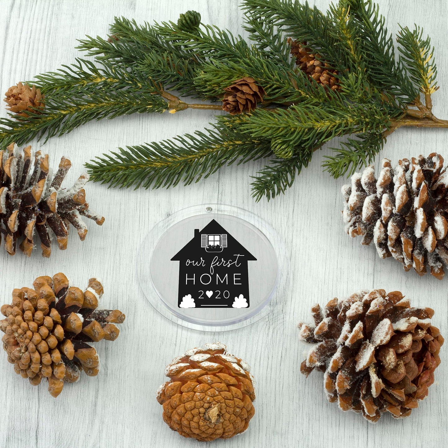 Snapins Create Your Own Round Ornaments - Pack of 12