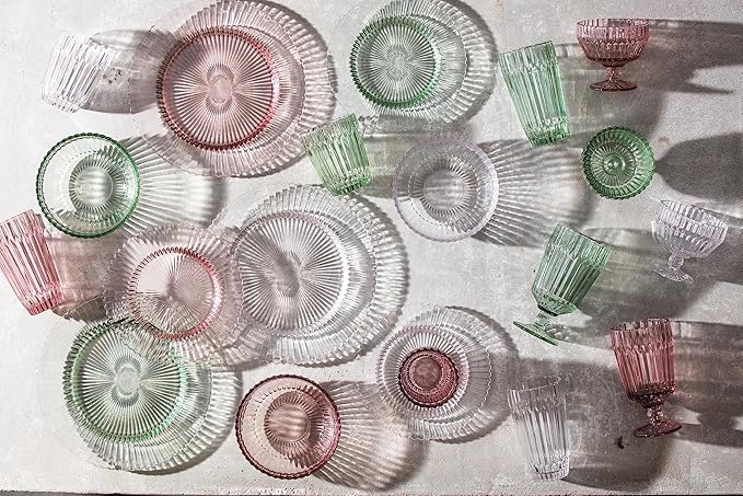 Fortessa Archie Glass Dinner Plate, 10.6 Inch, Clear
