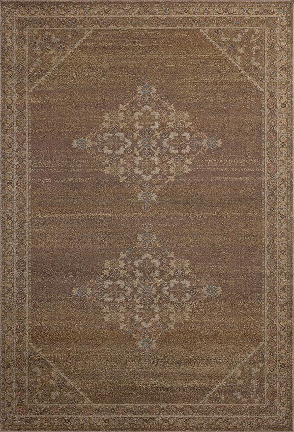 Loloi Magnolia Home by Joanna Gaines Mona Collection MOA-04 Sunset/Natural 2'-6" x 8'-0" Runner Rug