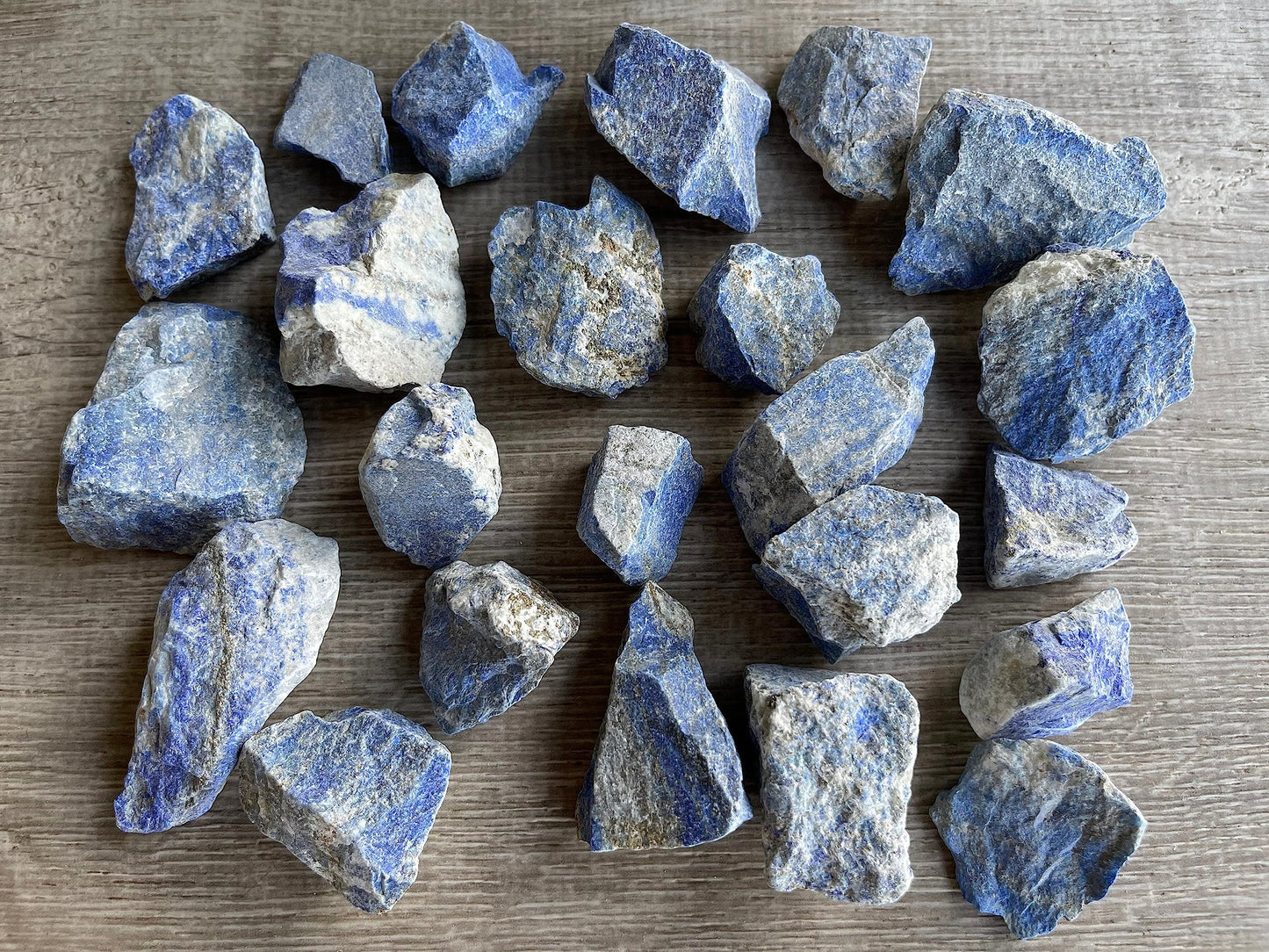 GAF TREASURES Wholesale Raw Lapis Lazuli Crystals, Natural Lapis Lazuli Stone, Natural Rough Lapis Lazuli Crystals, Lapis Lazuli Rough, Lapis Lazuli Healing Crystals (Lapis Lazuli, 0.5 Pound)