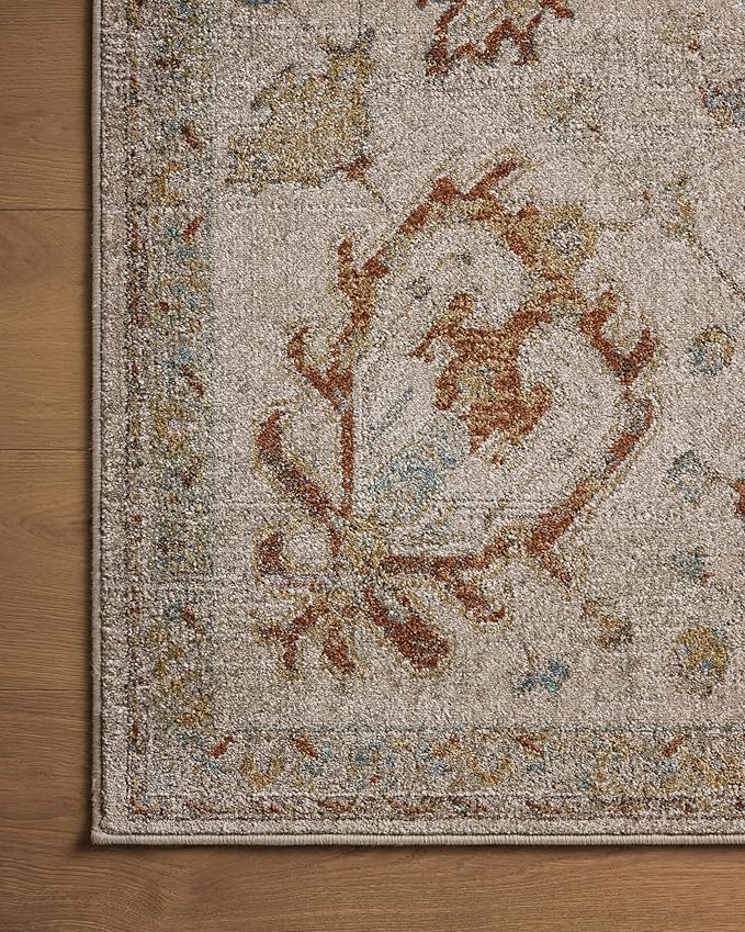 Loloi Magnolia Home by Joanna Gaines Mona Collection MOA-02 Oatmeal/Multi 8'-10" x 12' Area Rug