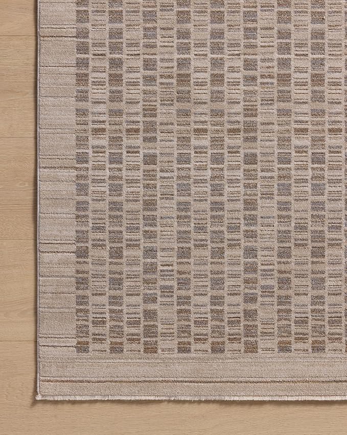 Loloi Amber Lewis Cali Collection CIL-02 Natural/Slate 2'-3" x 3'-11", .25" Pile Height, Accent Rug