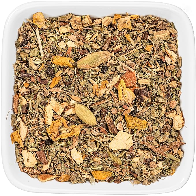 Tealyra - Holistic Health Tea - Turmeric Healthy Tonic - Ginger - Fennel - Cinnamon - Loose Leaf - All-In-One Wellness Blend - Caffeine-Free - 112g (4-ounce)