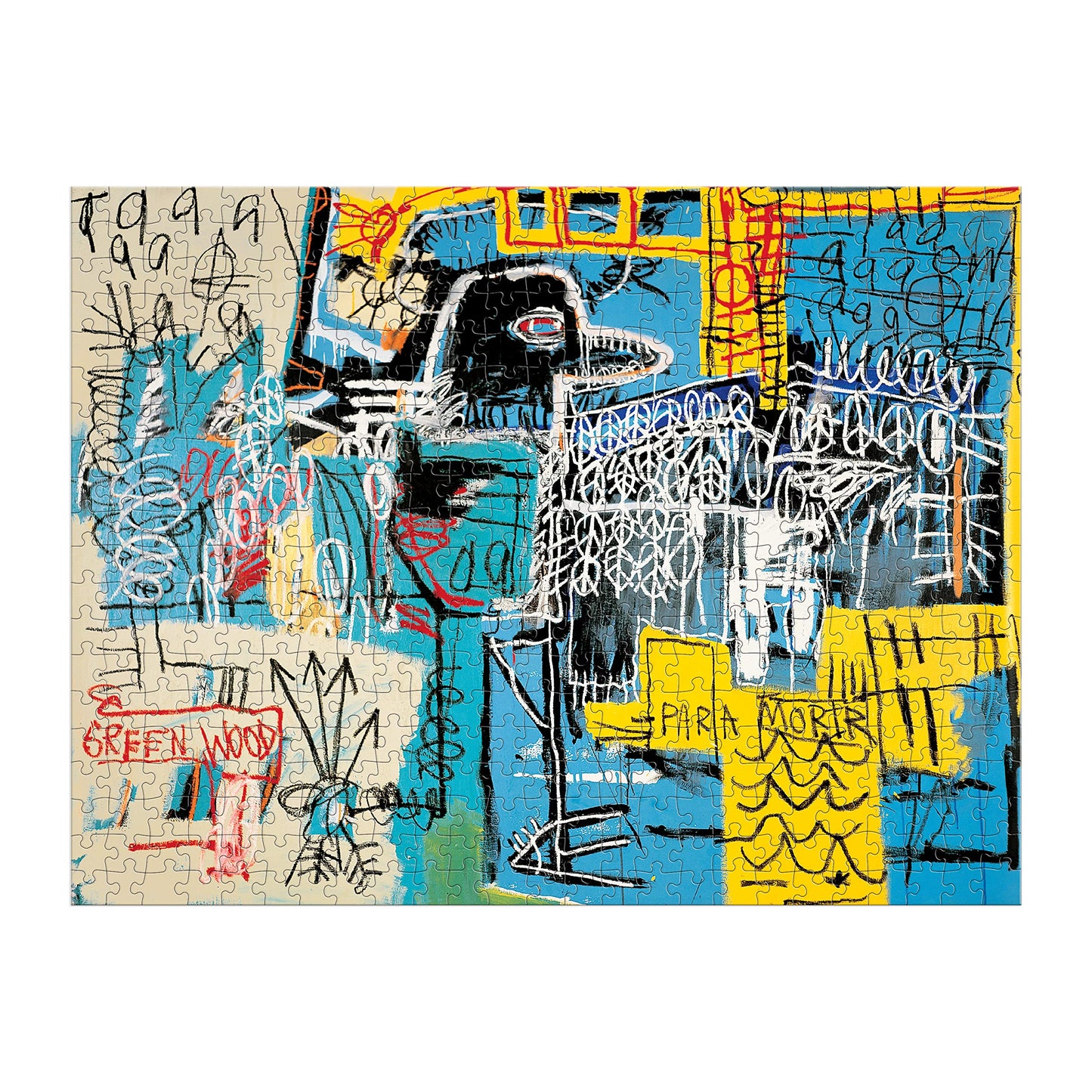 Galison Basquiat Bird On Money – 500 Piece Book Puzzle with Iconic Bird On Money Charlie Parker Tribute Artwork Packaged in Magnetic Keepsake Book Sized Box