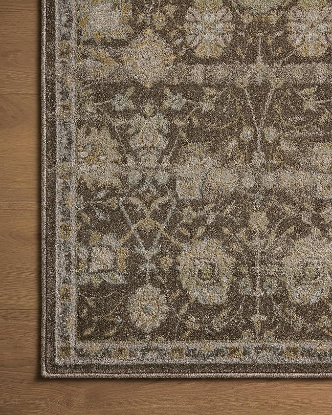 Loloi Magnolia Home by Joanna Gaines Mona Collection MOA-03 BARK/Natural 2'-6" x 4'-0" Accent Rug