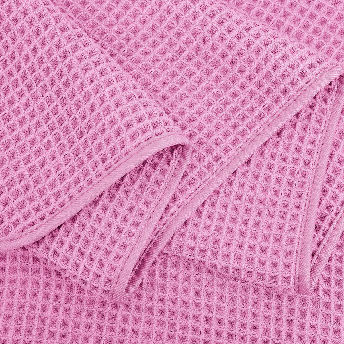 430 GSM Poly Blend Microfiber Quick Dry Waffle Bath Towel (4 Count)
