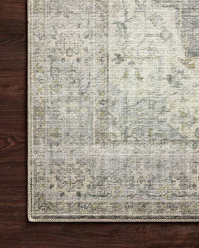 Loloi II Skye Collection SKY-12 Charcoal/Dove 2'-6" x 7'-6" Runner Rug