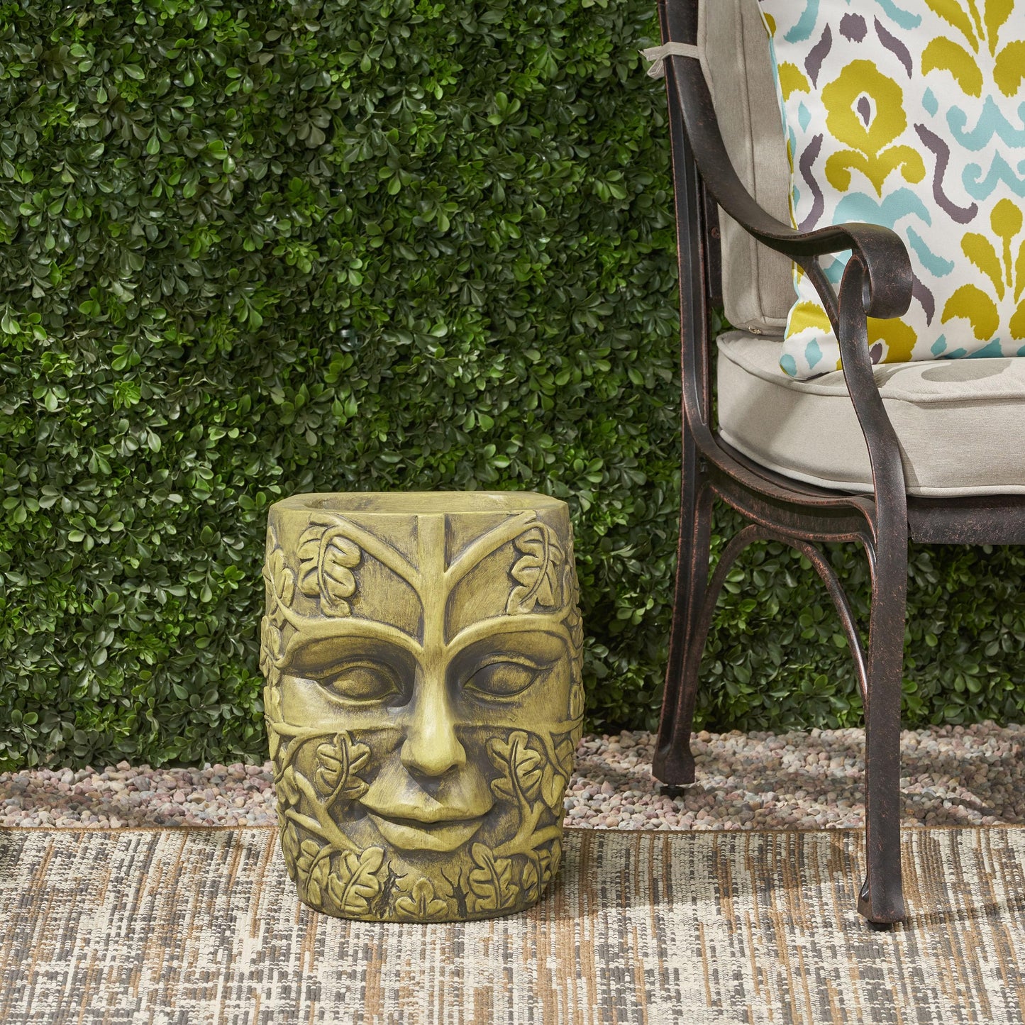 agnixnaf Garden Urn Planter,Flower Urn,Plant Pots,Sturdy Construction,Outdoor Flower Pots Home Garden,No Assembly Required