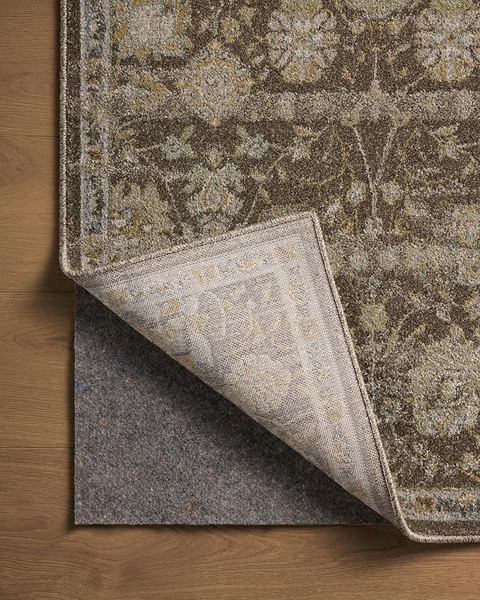 Loloi Magnolia Home by Joanna Gaines Mona Collection MOA-03 BARK/Natural 3'-7" x 5'-7" Accent Rug