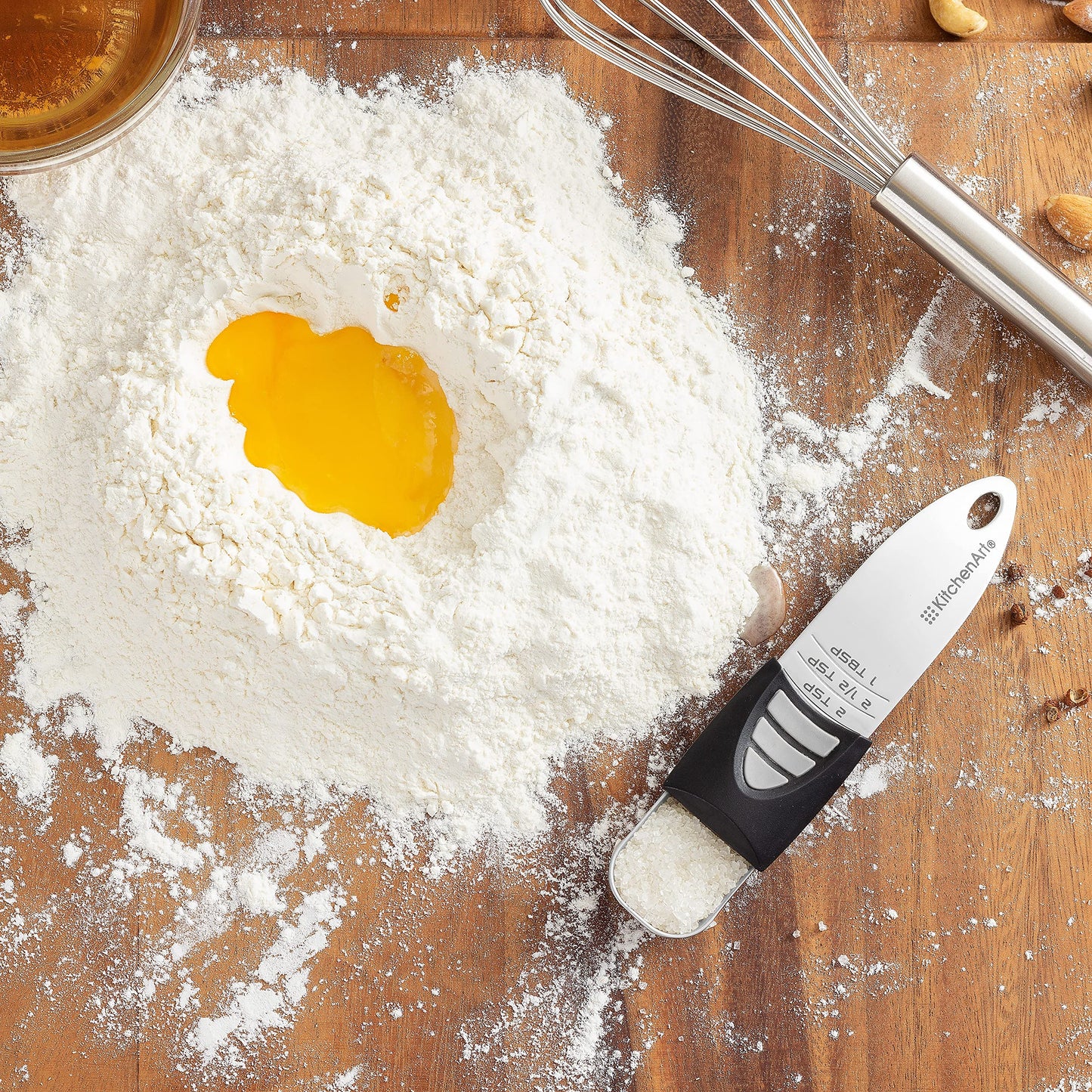 KitchenArt Stainless Steel Pro Adjust-A-Tablespoon, Adjustable Tablespoon