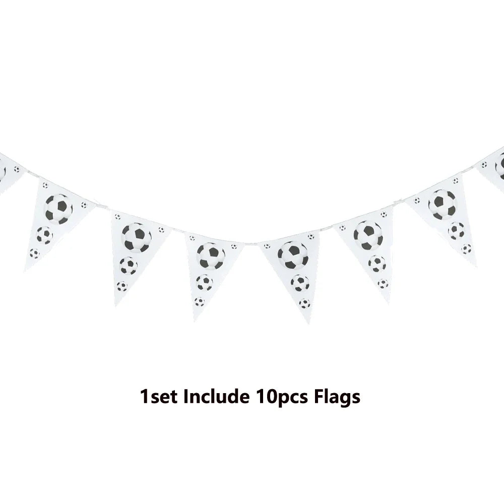 Soccer Party Disposable Tableware Paper Plates Cups Napkins Tablecloth Soccer Birthday Party Decoration